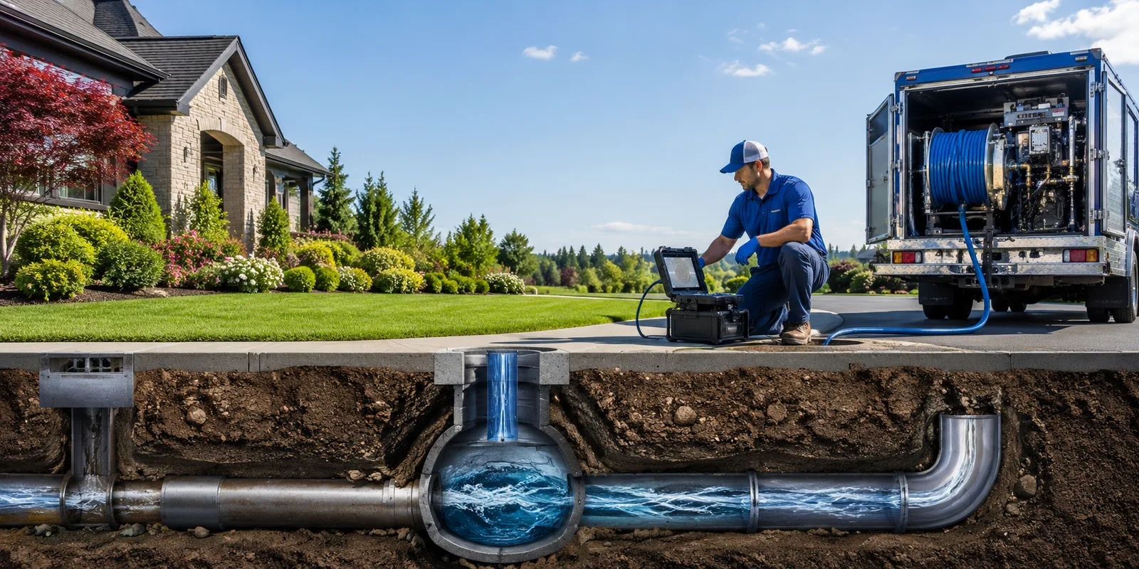 Drainage restoration information for Clifton, VA